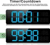 MODFU Digitale Wanduhr, USB-Wanduhr mit großem Display, Produktbild-Vorschau 5