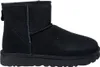 A black UGG Classic Mini II boot shown from the side. Anteprima dell’immagine prodotto