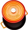 LAVA Garnek metalowy Ø 28 cm 67 L żeliwny pomarańczowy Podgląd zdjęcia produktu 3