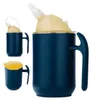 Becher für Kinder & Erwachsene mit 2 Deckeln + Strohhalm, Produktbild-Vorschau 1