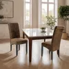 Chaise aspect cuir - marron antique, Lot de 2 Voir les images du produit 9
