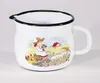 Karl Krüger Milchtopf GÄNSEKIND 14 cm Emaille weiß mit Produktbild-Vorschau 5