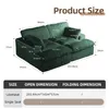 Sofa Cordsofa 2-Sitzer mit Bettfunktion, modernes Produktbild-Vorschau 2