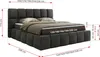 MKS MEBLE Boxspringbett, Doppelbett NIRA mit dekorativem Produktbild-Vorschau 6