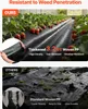 SucceBuy Unkrautvlies 0,4x30,5 m Gartenvlies 90 g/㎡, Produktbild-Vorschau 4