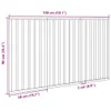 "2026 Promotion" 3-tlg. Hundetor Faltbar Schwarz 150 cm Produktbild-Vorschau 8