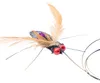 Spielanhänger für Katzenangel · Fliege mit Feder & Draht · Produktbild-Vorschau 3