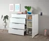 Kommode >Sean< in Weiß, - 135x99x40 cm ( BxHxT) Produktbild-Vorschau 3