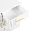 Sideboard Wohnzimmer, Kommode mit 4 Türen Goldene Produktbild-Vorschau 8