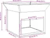 vidaXL Ohnisko s vzhľadom na rošt, 50 x 50 x 40 cm, Náhľad obrázku produktu 7
