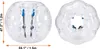 VEVOR Nafukovací míč Bump Ball Bumper Shock Ball 1 ks 1,5 m Náhled obrázku produktu 8