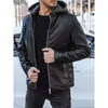 Dstreet Homme Important Veste de motard en cuir noir XXL Voir les images du produit 1