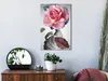 Vlies Leinwandbild - Rose and Fur (1 Part) Vertical 20x30 Produktbild-Vorschau 2