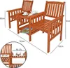 CASARIA® Panchina da Giardino in Legno Acacia Resistente Anteprima dell’immagine prodotto 8