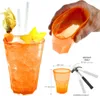 Cocktail Glas Doimoflair Mehrwegbecher PoppyMono 43 cl aus Produktbild-Vorschau 3