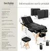 Set de table de massage 3 zones avec rembourrage de 10cm et Voir les images du produit 6