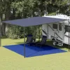 vidaXL Dywan namiotowy 400x500 cm niebieski HDPE Podgląd zdjęcia produktu 2
