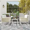 Set di mobili da giardino Outsunny in polyrattan set da Anteprima dell’immagine prodotto 9