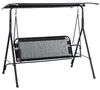 Outsunny 2-Sitzer Hollywoodschaukel mit Sonnendach Patio Produktbild-Vorschau 1