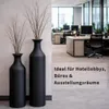 Leewadee Große Bodenvasen 2er Set - Hohe Metall Deko Vasen Produktbild-Vorschau 8