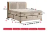 Bambi boxspringbed 180 x 200, bed met opbergruimte, kapok Productafbeelding-voorbeeld 4