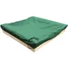 Sandkastenabdeckung 120 x 120 cm grün wasserabweisend Produktbild-Vorschau 1