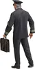 A person wearing a pilot costume, seen from the back. Produktbild-Vorschau
