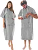 Frottee Badeponcho Damen Herren Surf Poncho 100% Baumwolle Produktbild-Vorschau 1