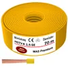70m Aderleitung H07 V-K GE 1x1,5 mm² Gelb Einzelader Produktbild-Vorschau 4