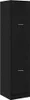 A tall, narrow black cabinet with two drawers. Produktbild-Vorschau
