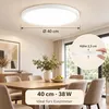 38W 40CM Led Deckenleuchte Weiß Dimmbar 3 Farbtemperaturen Produktbild-Vorschau 2