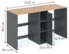 Waschmaschinenschrank Vicco Viktor Anthrazit 159.8 x 88.2 Produktbild-Vorschau 2