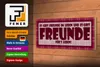 Holzschild Spruch 27x10cm Es gibt Freunde im Leben Produktbild-Vorschau 4