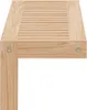 vidaXL Étagère murale suspendue Nature 62 x 10 x 12,5 cm Voir les images du produit 6