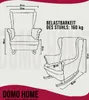 DomoHome Fauteuil de relaxation Fauteuil avec accoudoirs Voir les images du produit 5