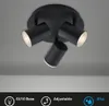 LED Badleuchte Spotleuchte 3xGU10 IP44 5 W schwarz Produktbild-Vorschau 2