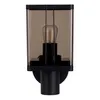 XUDO Außenwandleuchte E27 IP44 Schwarz Rauchglas, Produktbild-Vorschau 4