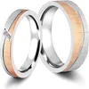 Akzent Damen-Partnerring aus Edelstahl, mit Similistein, Produktbild-Vorschau 1