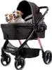Ibiyaya Retro Luxe 2.0 Hundewagen faltbar für große Hunde Produktbild-Vorschau 9
