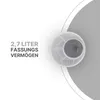 Salatschleuder Grau (2,7L Ø20cm) BPA-frei, 3in1 Produktbild-Vorschau 6