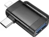 HOCO OTG 2-in-1 Adapter Typ C (Stecker) / Lightning Produktbild-Vorschau 3