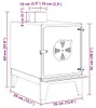 vidaXL Záhradná rúra 35x50x60 cm Cortenová oceľ Náhľad obrázku produktu 6