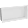 Mexen X-Wall-R zapuštěná police s límcem 45 x 20 cm, Bílá - Náhled obrázku produktu 1