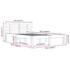 vidaXL Lit en bois massif sans matelas 120x200 cm Voir les images du produit 8