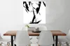 MuchoWow® Poster Farbe - Schwarz - Abstrakt 75x75 cm - Wand Produktbild-Vorschau 2