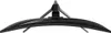 The back view of a curved computer monitor stand. Produktbild-Vorschau