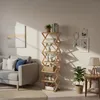 Scaffale porta scarpe Relaxdays, 7 ripiani, scaffale Anteprima dell’immagine prodotto 3