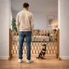 Hunde Türschutzgitter Treppen Gitter Tür Schutz Produktbild-Vorschau 2