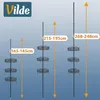 Vilde | Sprchová vanička - kovová - 3 úrovne - čierna - Náhľad obrázku produktu 6