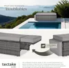 Canapé de jardin CORFOU modulable - gris Voir les images du produit 4